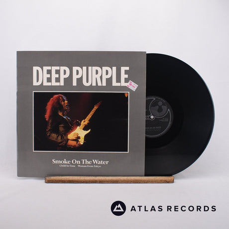 Deep Purple Smoke On The Water 12" Vinyl Record - Front Cover & Record