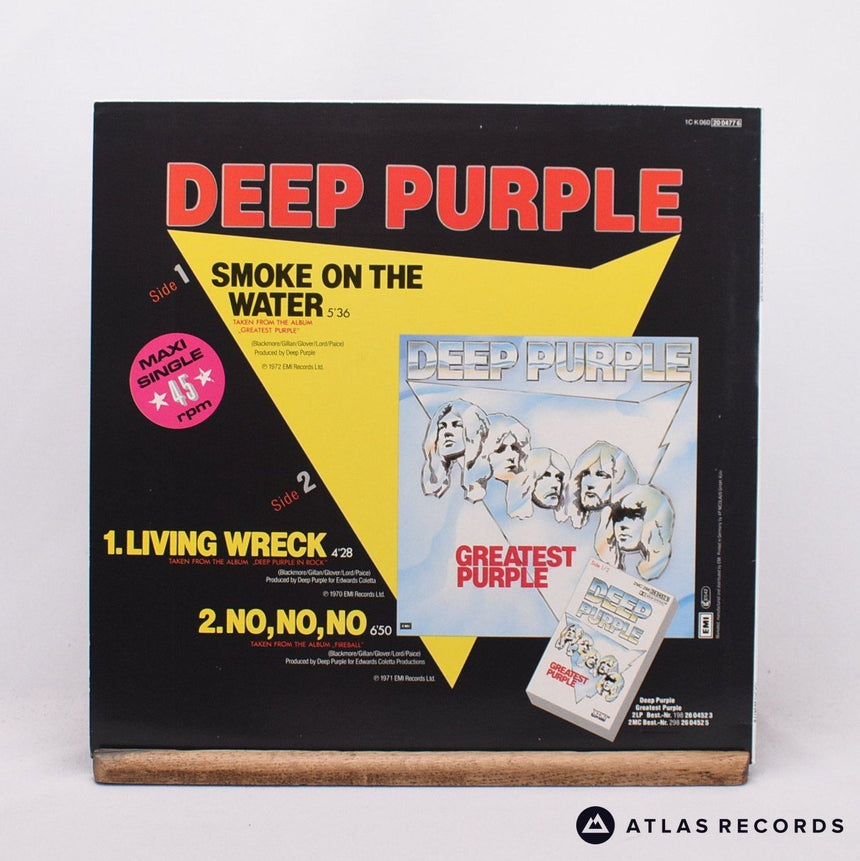 Deep Purple - Smoke On The Water - A1+C B1+C 12" Vinyl Record - EX/NM