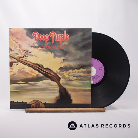 Deep Purple Stormbringer LP Vinyl Record - Front Cover & Record