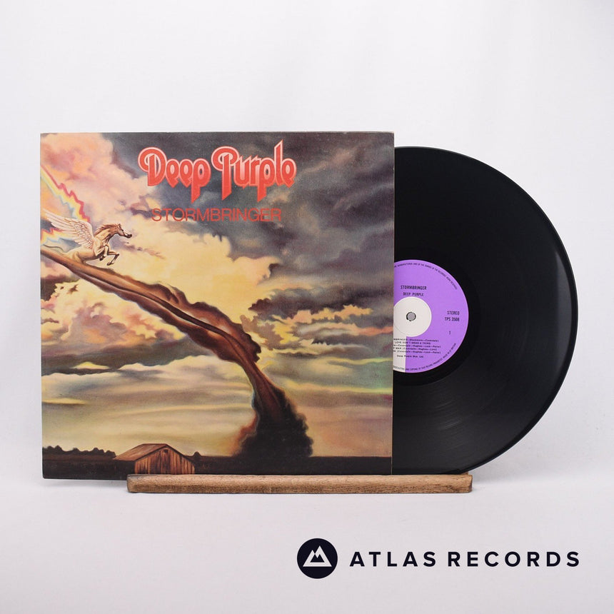 Deep Purple Stormbringer LP Vinyl Record - Front Cover & Record
