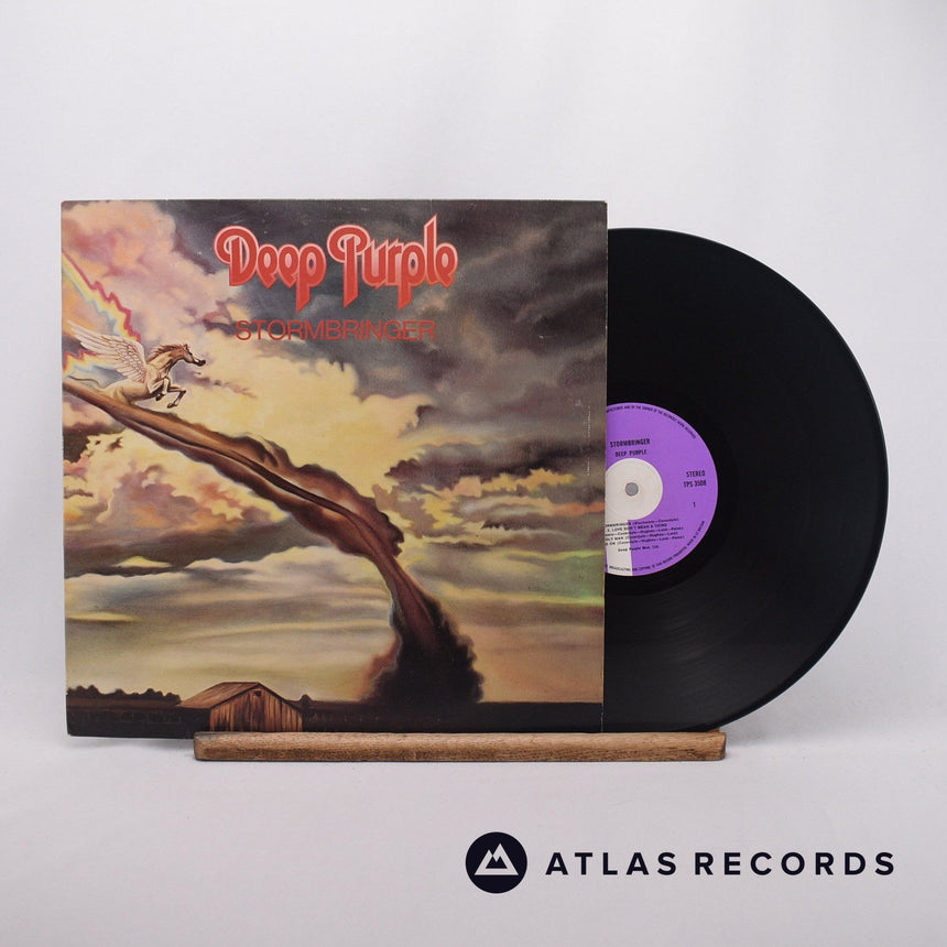 Deep Purple Stormbringer LP Vinyl Record - Front Cover & Record