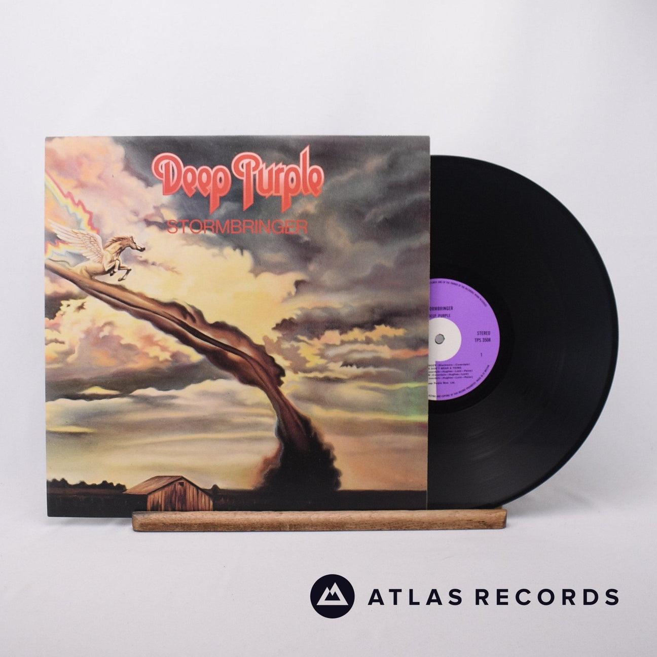 Deep Purple Stormbringer LP Vinyl Record - Front Cover & Record