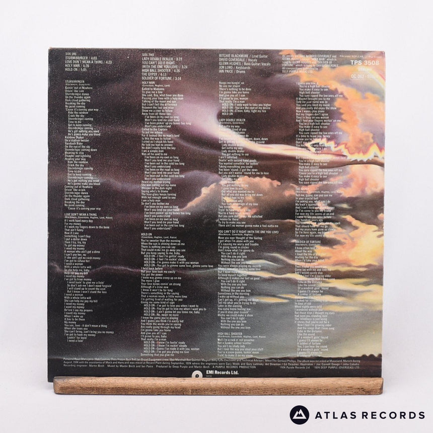 Deep Purple - Stormbringer - A-1U B-1U LP Vinyl Record - EX/VG+