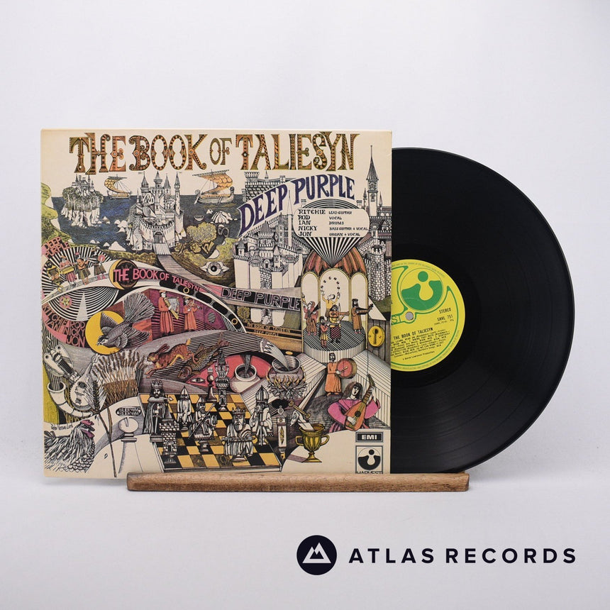 Deep Purple The Book Of Taliesyn LP Vinyl Record - Front Cover & Record