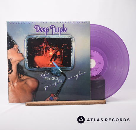 Deep Purple The Mark II Purple Singles LP Vinyl Record - Front Cover & Record