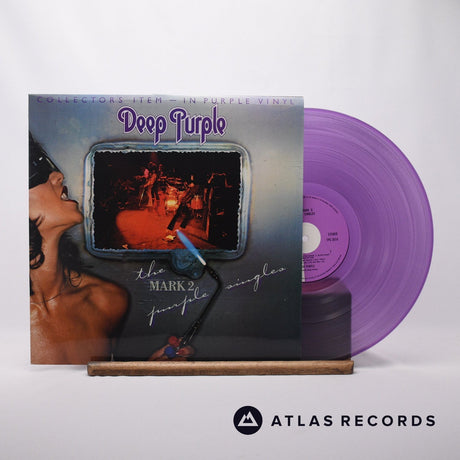 Deep Purple The Mark II Purple Singles LP Vinyl Record - Front Cover & Record