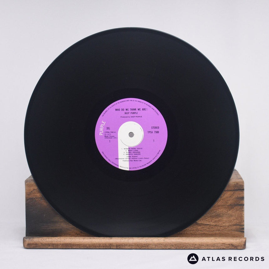 Deep Purple - Who Do We Think We Are - A-3U B-3U LP Vinyl Record - VG+/EX