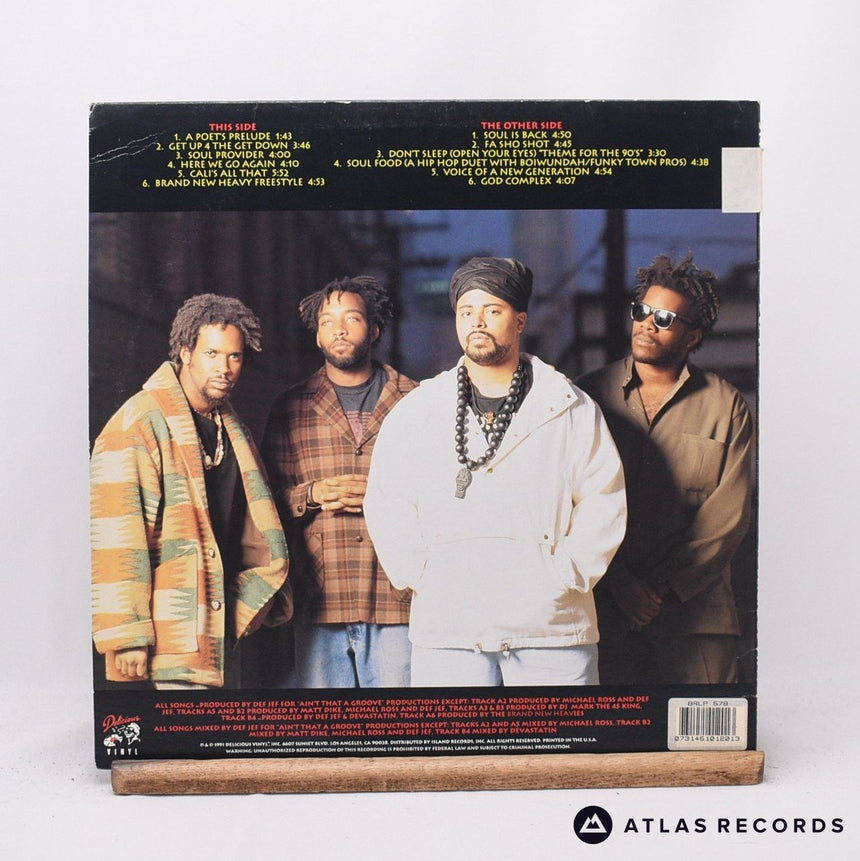 Def Jef - Soul Food - AS BS LP Vinyl Record - VG+/EX