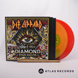 Def Leppard Diamond Star Halos 2 x LP Vinyl Record - Front Cover & Record