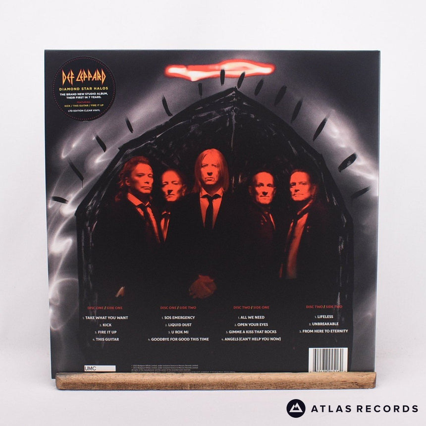 Def Leppard - Diamond Star Halos - Clear 2 x LP Vinyl Record - NM/NM