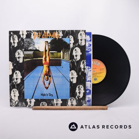 Def Leppard High ‘N’ Dry LP Vinyl Record - Front Cover & Record