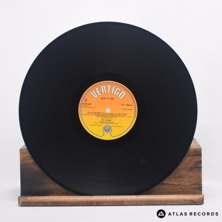 Def Leppard - High 'N' Dry - A-1 B-1 LP Vinyl Record - EX/EX