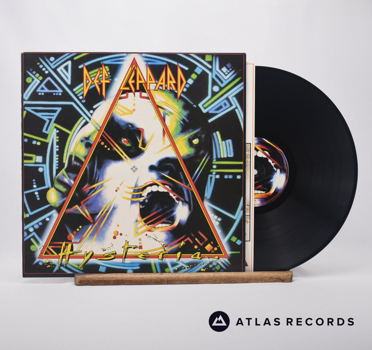 Def Leppard Hysteria LP Vinyl Record - Front Cover & Record