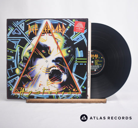 Def Leppard Hysteria LP Vinyl Record - Front Cover & Record
