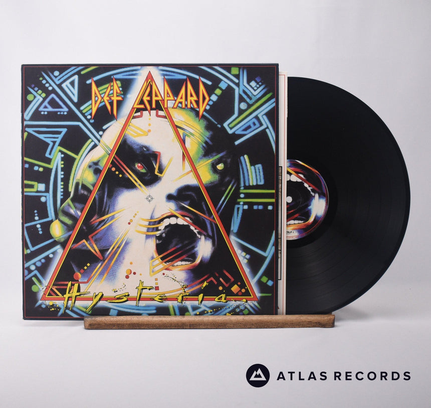 Def Leppard Hysteria LP Vinyl Record - Front Cover & Record