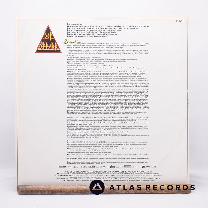 Def Leppard - Hysteria - LP Vinyl Record - NM/EX