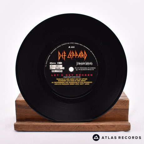 Def Leppard - Let's Get Rocked - 7" Vinyl Record - EX/EX
