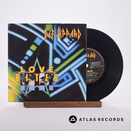 Def Leppard Love Bites 7" Vinyl Record - Front Cover & Record