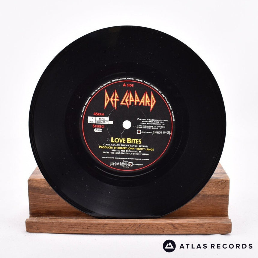Def Leppard - Love Bites - Damont Integral Booklet 7" Vinyl Record - EX/VG+