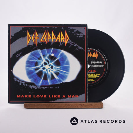 Def Leppard Make Love Like A Man 7" Vinyl Record - Front Cover & Record