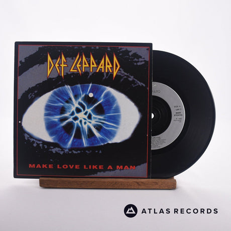 Def Leppard Make Love Like A Man 7" Vinyl Record - Front Cover & Record