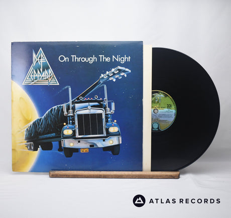Def Leppard On Through The Night LP Vinyl Record - Front Cover & Record