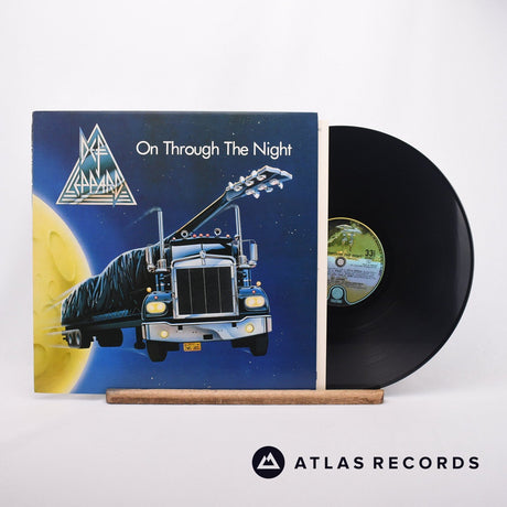 Def Leppard On Through The Night LP Vinyl Record - Front Cover & Record