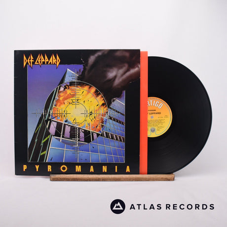Def Leppard Pyromania LP Vinyl Record - Front Cover & Record