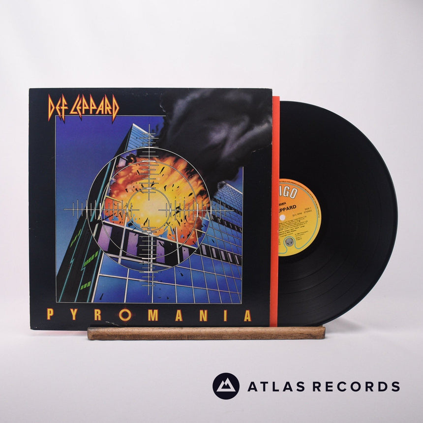 Def Leppard Pyromania LP Vinyl Record - Front Cover & Record