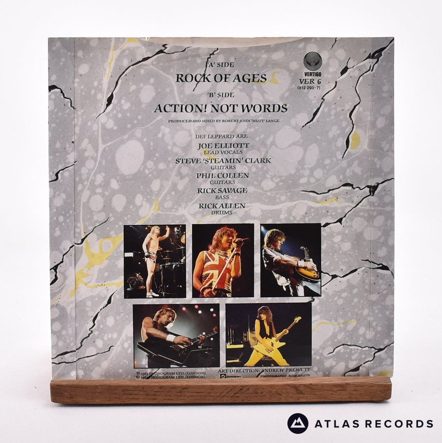 Def Leppard - Rock Of Ages - 7" Vinyl Record - EX/EX