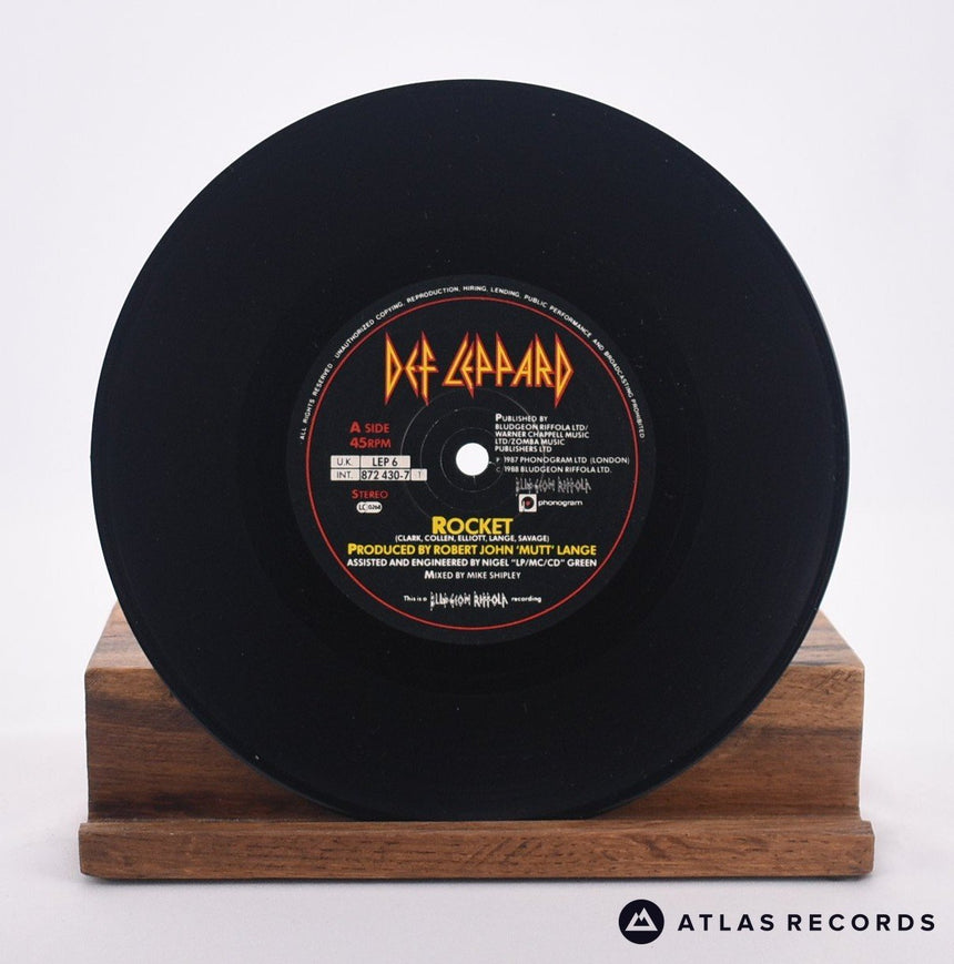 Def Leppard - Rocket - 7" Vinyl Record - EX/EX