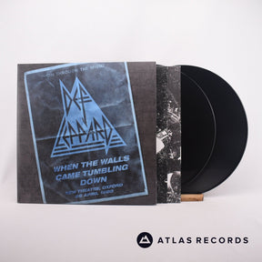 Def Leppard When The Walls Came Tumbling Down 2 x LP Vinyl Record - Front Cover & Record