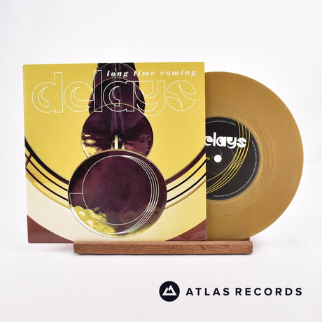 Delays Long Time Coming 7" Vinyl Record - Front Cover & Record