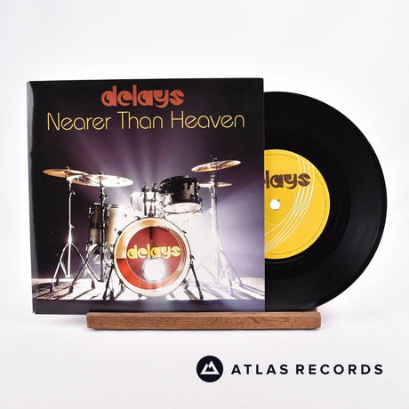 Delays Nearer Than Heaven 7" Vinyl Record - Front Cover & Record