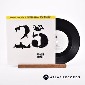 Delays Ride It On 7" Vinyl Record - Front Cover & Record