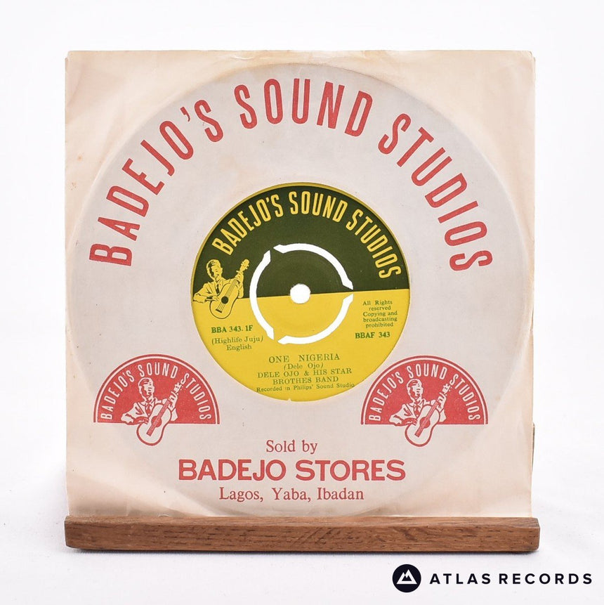Dele Ojo & His Star Brothers Band One Nigeria 7" Vinyl Record - In Sleeve