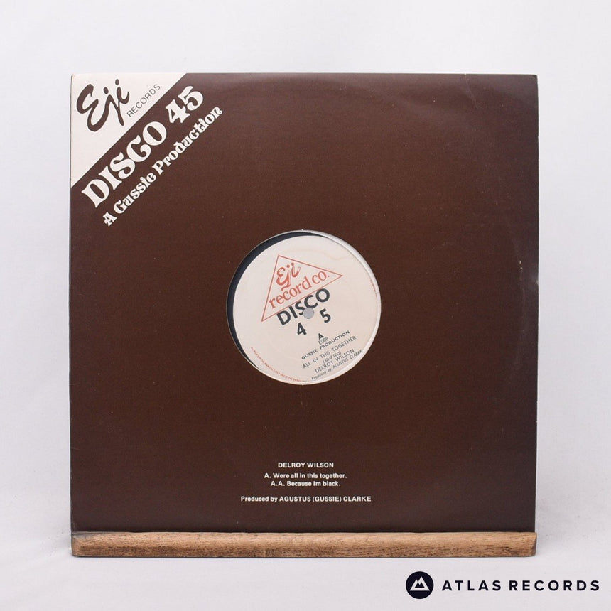 Delroy Wilson We're All In This Together 12" Vinyl Record - Front Cover & Record