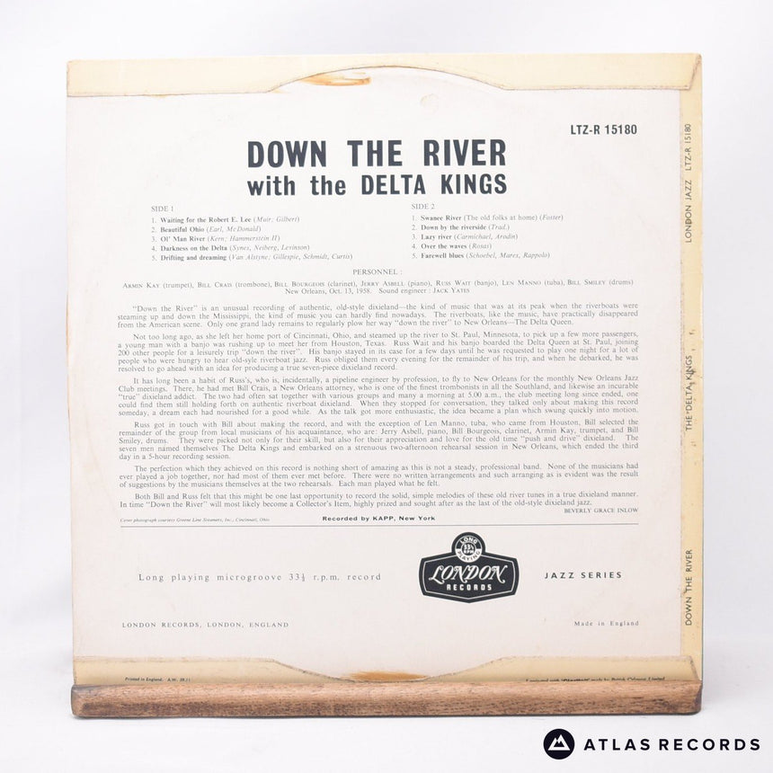 Delta Kings - Down The River With The Delta Kings - LP Vinyl Record - VG+/VG+