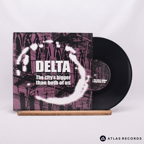 Delta The City's Bigger Than Both Of Us 10" Vinyl Record - Front Cover & Record