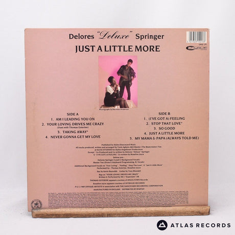 Deluxe - Just A Little More - A B LP Vinyl Record - VG+/VG+