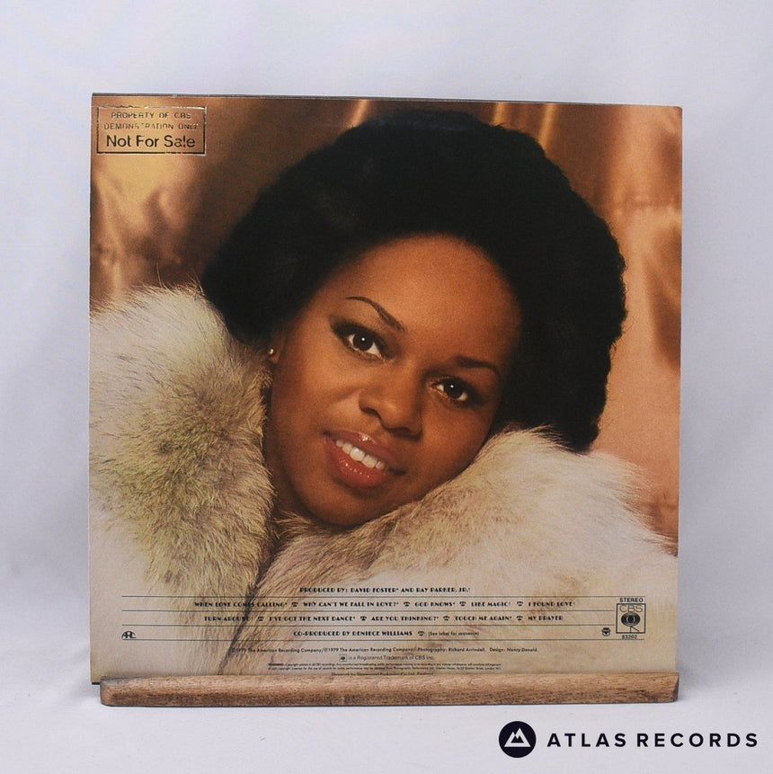 Deniece Williams - When Love Comes Calling - Lyric Sheet LP Vinyl Record - EX/EX