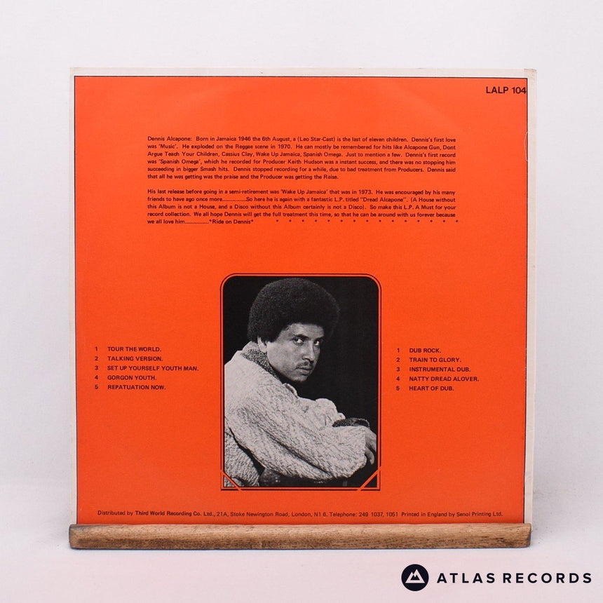 Dennis Alcapone - Dread Capone - A B LP Vinyl Record - EX/EX