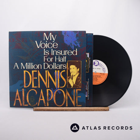Dennis Alcapone My Voice Is Insured For Half A Million Dollars LP Vinyl Record - Front Cover & Record