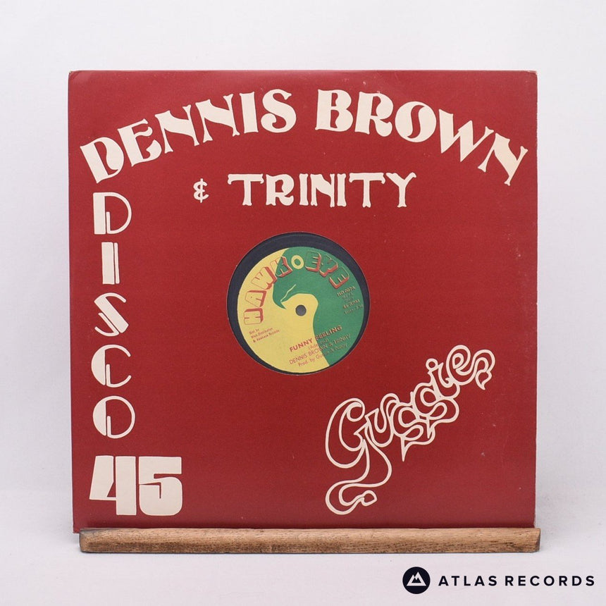 Dennis Brown Funny Feeling 12" Vinyl Record - Front Cover & Record