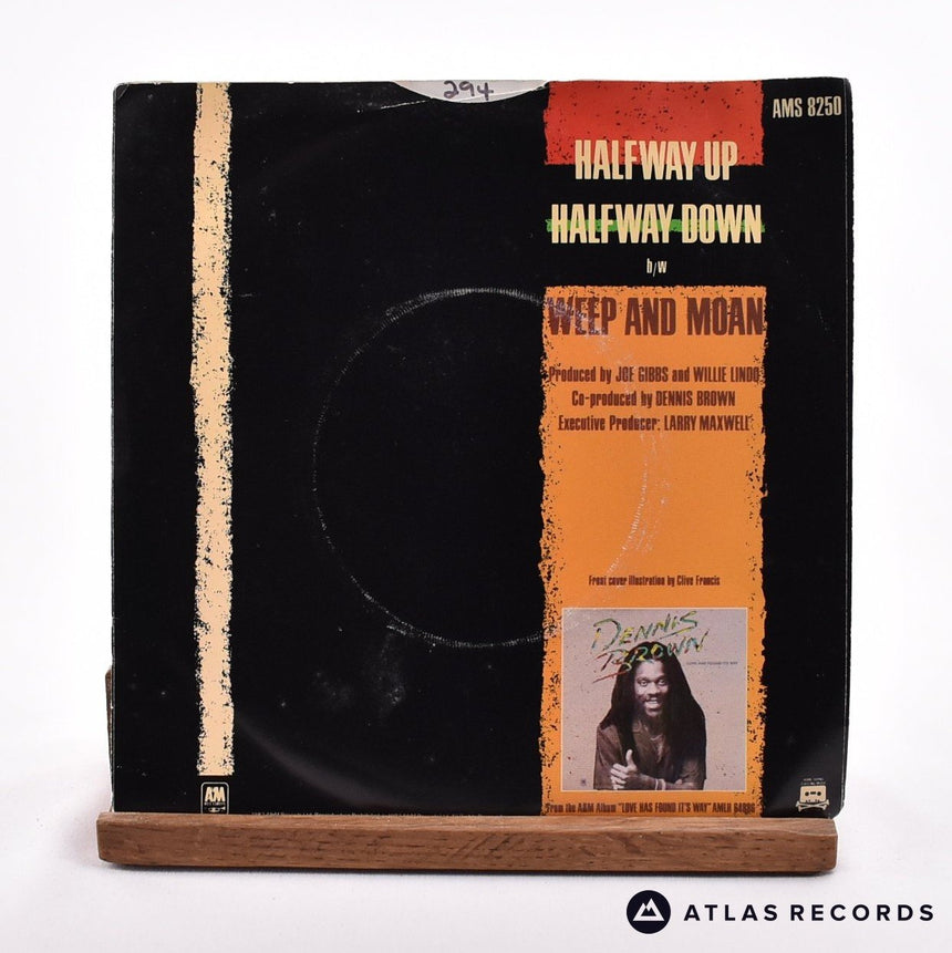 Dennis Brown - Halfway Up Halfway Down - 7" Vinyl Record - VG+/EX