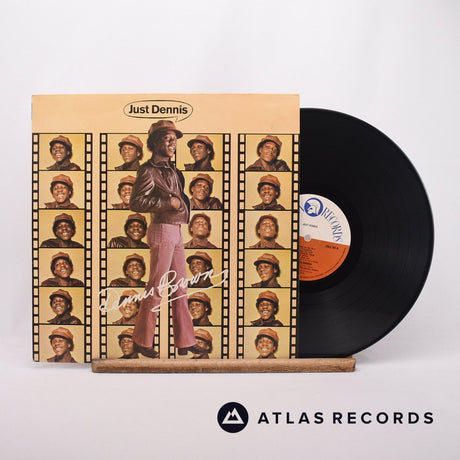 Dennis Brown Just Dennis LP Vinyl Record - Front Cover & Record