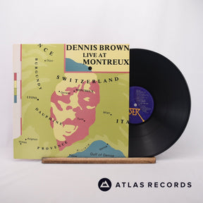Dennis Brown Live At Montreux LP Vinyl Record - Front Cover & Record