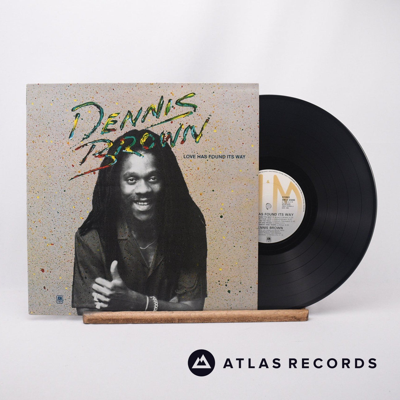 Dennis Brown Love Has Found Its Way LP Vinyl Record - Front Cover & Record