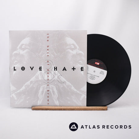 Dennis Brown Love & Hate LP Vinyl Record - Front Cover & Record
