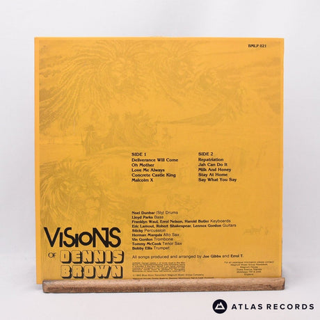 Dennis Brown - Visions Of Dennis Brown - Reissue LP Vinyl Record - EX/VG+